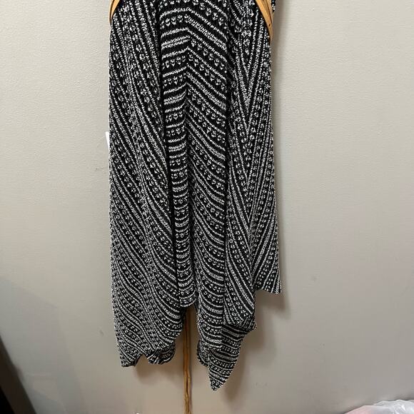 Boho Midi Dress Flowy Handkerchief Dress Hem Festival Vibes Earthy Tones 0 Small - Picture 10 of 11